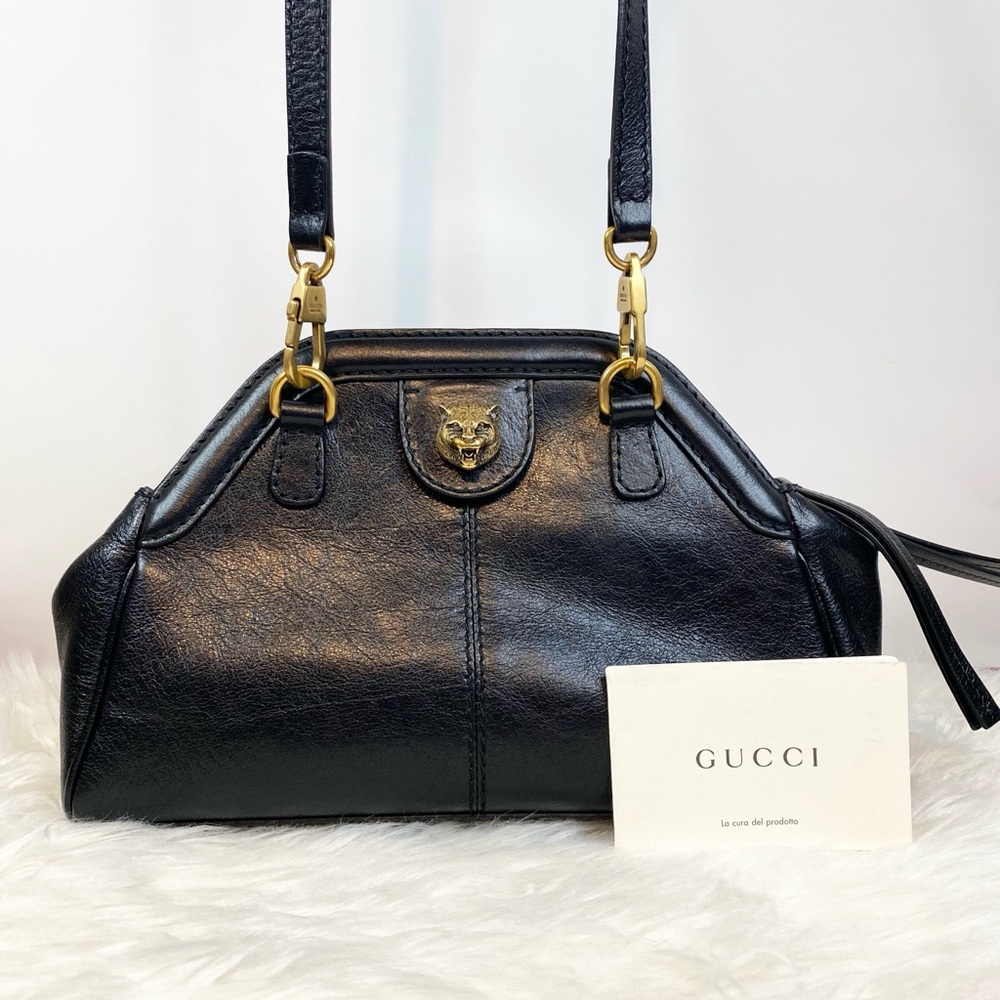 Gucci Black Leather Women's Bag